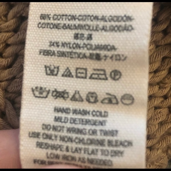 FREE PEOPLE Endless Stories cotton blend sweater | XS tan - Picture 4 of 5